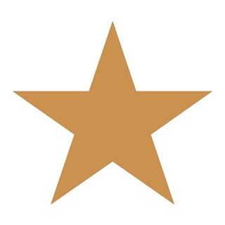 Servietten Star White & Copper / Ambiente (33x33)
