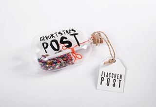 Flaschenpost "Geburtstagspost"