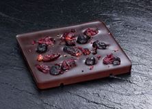 Tafelschokolade Vollmilch 62% CASSIS CRANBERRY 72g / Kevin Kugel Chocolatier
