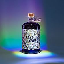 GIn " Love is Love " Flaschenpost  Gin 0,5l Pride Edition