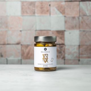 Grüne Chalkidiki Oliven mit Feta 320g Deligreece