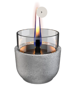 Violet grey Porzelan TenderFlame