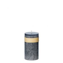 Kerzen Timber Pillar Candle  "Slate"  5x10