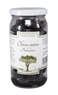 Olives noires Picholines Schwarze Oliven 200g / 370ml