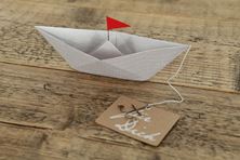 Papierboot "Für Dich"