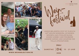 2. Weinfestival 4.07.26 15.00-21.00h