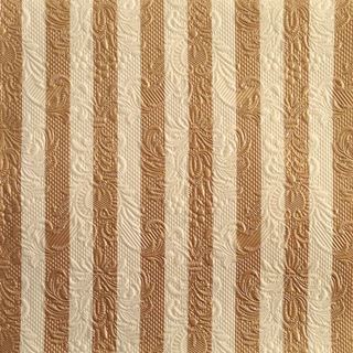 Servietten Napkin Elegance Stripes Bronze / Ambiente (33x33)