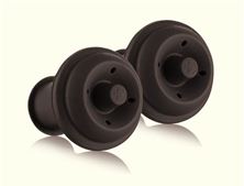 Vacu Vin Vacuum Wine Stoppers Brown Set of 2